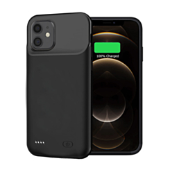 Portable Protective Charging Case (2500 mAh) for iPhone 12 Mini (BLACK) (Only Ground Shipping)