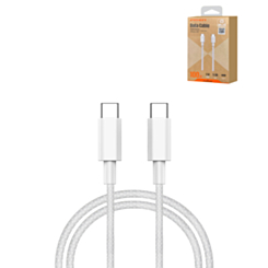 PISEN Vivid Series USB C-C Data Charging Cable (Gray) (100W) (6ft) (Only Ground Shipping)