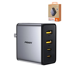 PISEN Bolt Utility GaN 4-Port Fast Charger (65W) (Only Ground Shipping)