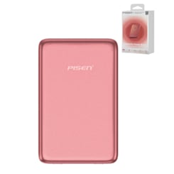 PISEN SleekVolt Wireless Power Bank (5000 mAh) (20W) (Red) (Only Ground Shipping)