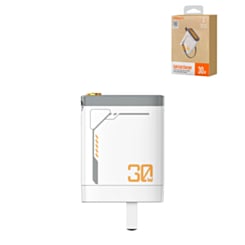 PISEN Power Tiny Power Bank with Dual Cable (30W) (10000 mAh) (White) (Only Ground Shipping)