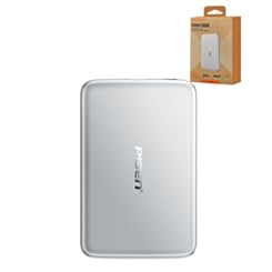 PISEN NeoSlim Wireless Power Bank (10W) (5000 mAh) (Silver) (Only Ground Shipping)