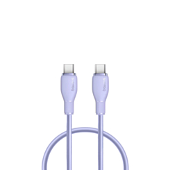 BASEUS Pudding Series USB C-C Fast Charging Cable (NEBULA PURPLE) (3ft) (100W) (Only Ground Shipping)
