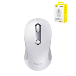 BASEUS F02 Ergonomic Wireless Mouse Bluetooth (MOON WHITE) (Only Ground Shipping)
