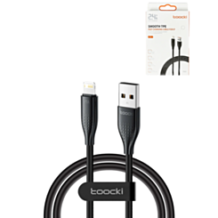 Toocki USB A-L Non-MFI Fast Charging Data Cable (BLACK) (6ft) (20W) (Only Ground Shipping)