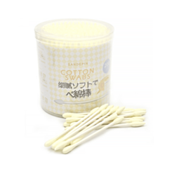 Cosmetic Cotton Swab Double Head Ended Clean Cotton Buds (Pack of 200)