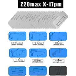 Order the MiJing Z20 Pro Comprehensive BGA Reballing Fixture 14-in-1 Tool Set for iPhone X to 16 Pro Max.