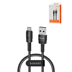 Toocki USB A-M Fast Charging Data Cable (BLACK) (3ft) (12W) (Only Ground Shipping)
