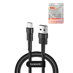 Toocki USB A-C Super Fast Charging Data Cable (GRAY) (66W) (6ft) (Only Ground Shipping)