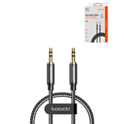 Toocki AUX-AUX Cable (3ft) (GRAY) (Only Ground Shipping)