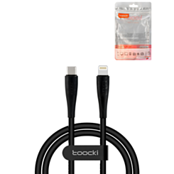 Toocki USB C-L Fast Charging Data Cable NON MFI (BLACK) (6ft) (20W) (Only Ground Shipping)