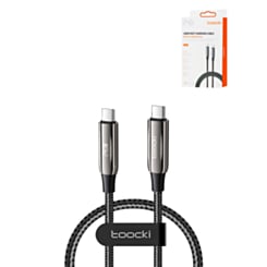 Toocki USB C-C Super Fast Braided Charging Data Cable for TV / Laptop / Robot / SmartPhone / Tablets (3ft) (240W) (Only Ground Shipping)