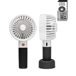 POMGEAR Mini Fan with Desk Stand (WHITE) (Only Ground Shipping)