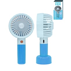 POMGEAR Mini Fan with Desk Stand (BLUE) (Only Ground Shipping)