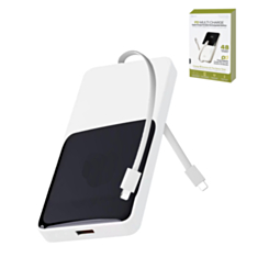 POMGEAR PD Multi Charge Portable Power Bank with Digital Display (WHITE) (10000mAh) (Only Ground Shipping)