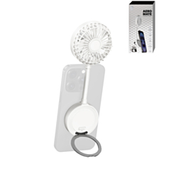 POMGEAR Bendable Magnetic Portable Fan (WHITE) (Only Ground Shipping)