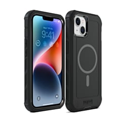 xBase by PowerPeak Boulder Heavy Duty MagSafe Protective Case for iPhone 15 (Black) (Only Ground Shipping)