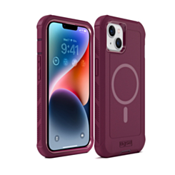 xBase Boulder Heavy-Duty MagSafe Protective Case for iPhone 15 (MAGENTA) (Only Ground Shipping)