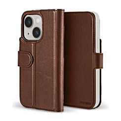 xBase Folio Exec Wallet Case for iPhone 15 (BROWN) (Only Ground Shipping)