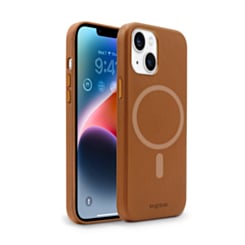 xBase Vegan Leather MagSafe Compatible Case for iPhone 15 (BROWN) (Only Ground Shipping)