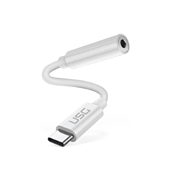 Urban by PowerPeak Sound Gear USB-C to AUX (3.5mm) (WHITE) (Only Ground Shipping)