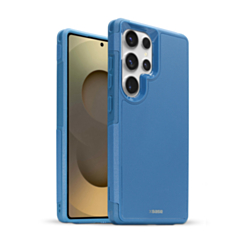 xBase by PowerPeak ProTech MagSafe Compatible Rugged Armor Protective Case (Blue) for Galaxy S25 Ultra (Only Ground Shipping)