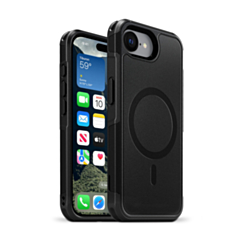 xBase ProTech MagSafe Compatible Rugged Armor Protective Case for iPhone 16e / 17e (BLACK) (Only Ground Shipping)