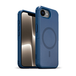 xBase ProTech MagSafe Compatible Rugged Armor Protective Case for iPhone 16e / 17e (NAVY BLUE) (Only Ground Shipping)