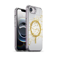 xBase Sparkleline Series MagSafe Case for iPhone 16e / 17e (GOLD STRIPE) (Only Ground Shipping)