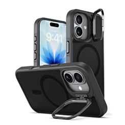 xBase by PowerPeak - DuoHybrid with Kickstand MagSafe for iPhone 17 - (Black) (Only Ground Shipping)