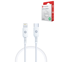 PowerPeak USB C-L Cable NON MFI (WHITE) (3ft) (18W) (Only Ground Shipping)