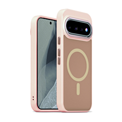 xBase by PowerPeak DuoHybrid MagSafe Compatible - Reinforced Protective Case (Pink) for Google Pixel 11 / 11 Pro (Only Ground Shipping)