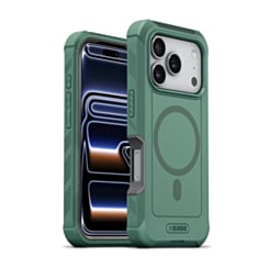 xBase by PowerPeak Boulder Heavy Duty MagSafe Protective Case for iPhone 17 Pro Max / 18 Pro Max (Green) (Only Ground Shipping)