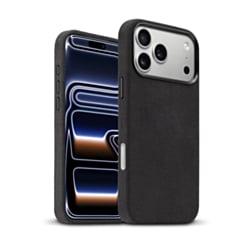 xBase by PowerPeak Suede MagSafe Case (Black) for iPhone 17 Pro Max / 18 Pro Max (Only Ground Shipping)