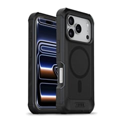 xBase by PowerPeak Boulder Heavy Duty MagSafe Protective Case (Black) for iPhone 17 Pro / 18 Pro (Only Ground Shipping)