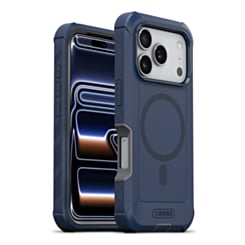 xBase by PowerPeak Boulder Heavy Duty MagSafe Protective Case (Blue) for iPhone 17 Pro / 18 Pro (Only Ground Shipping)