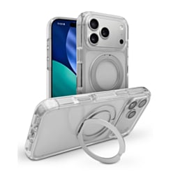 xBase by PowerPeak Crystalline Pro with Kickstand MagSafe Protective Case (Clear) for iPhone 17 Pro / 18 Pro (Only Ground Shipping)