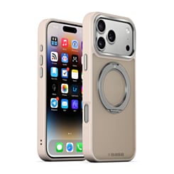 xBase by PowerPeak DuoHybrid with Kickstand MagSafe Protective Case (Pink) for iPhone 17 Pro / 18 Pro (Only Ground Shipping)