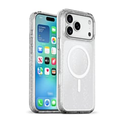 xBase by PowerPeak Sparkleline Series MagSafe Case (Silver Glitter) for iPhone 17 Pro / 18 Pro (Only Ground Shipping)