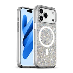 xBase by PowerPeak Sparkleline Series Light MagSafe Case (White Gold) for iPhone 17 Pro / 18 Pro (Only Ground Shipping)