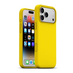 xBase by PowerPeak Neon Series Liquid Silicone MagSafe Case (Lemonhead) for iPhone 17 Pro Max / 18 Pro Max (Only Ground Shipping)