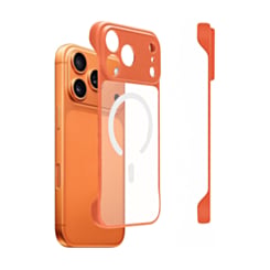 xBase by PowerPeak Minimalist Series MagSafe Compatible Bumper Case (Orange) for iPhone 17 Pro Max / 18 Pro Max (Only Ground Shipping)