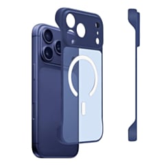 xBase by PowerPeak Minimalist Series MagSafe Compatible Bumper Case (Blue) for iPhone 17 Pro Max / 18 Pro Max (Only Ground Shipping)