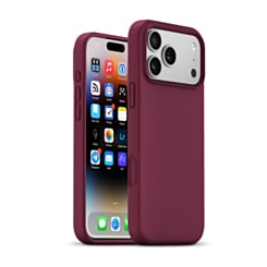 xBase by PowerPeak MagSafe Compatible Silicone Case (Cherry) for iPhone 17 Pro / 18 Pro (Only Ground Shipping)