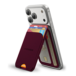 xBase by PowerPeak MagWallet Stand (Burgundy) (RFID Blocking) (Only Ground Shipping)