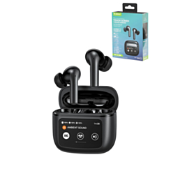 Esoulk Touch Screen ANC & ENC Wireless Earbuds (BLACK) (Only Ground Shipping)