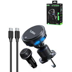 Esoulk Qi2.2 Cooling Magnetic Wireless Air Vent Car Charger (3ft) (25W) (Only Ground Shipping)