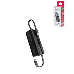 PowerPeak USB C-L Cable Key Chain Loop On Portable Power Bank (4500 mAh) (Only Ground Shipping)