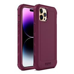 xBase Boulder Heavy-Duty MagSafe Protective Case for iPhone 14 Pro Max (Burgundy) (Only Ground Shipping)