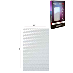 ProtectionPro - Blank Carbon Fiber White Film (Small) (Pack of 10)